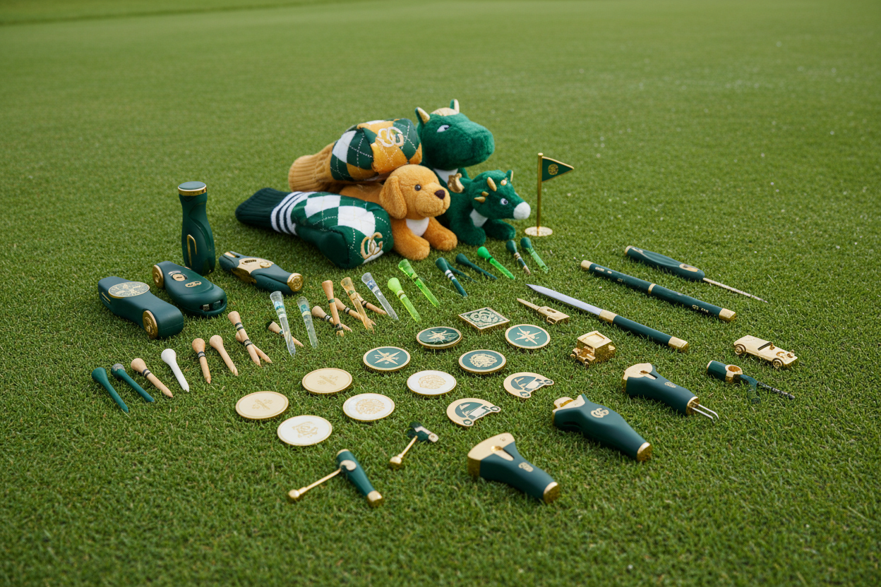 Só quero acessórios. Não quero tacos, bolas, luvas nem aquele cão 